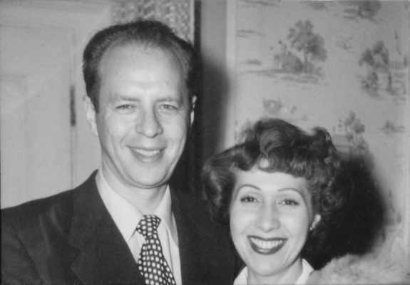 An early photo of Ted and Ruth Norman